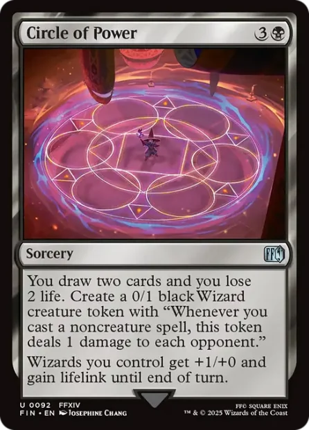 Circle of Power, Final Fantasy — Magic: The Gathering card