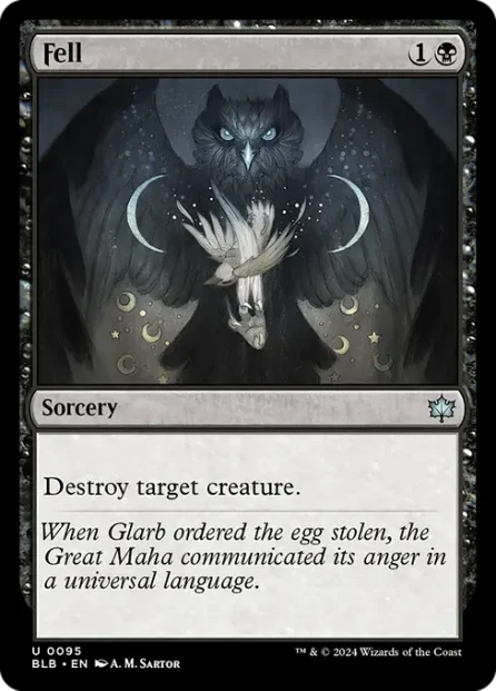 Fell, Bloomburrow — Magic: The Gathering card