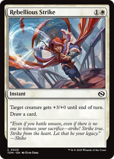 Rebellious Strike, Tarkir: Dragonstorm — Magic: The Gathering card