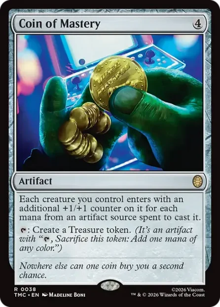 Coin of Mastery, Teenage Mutant Ninja Turtles Eternal — Magic: The Gathering card