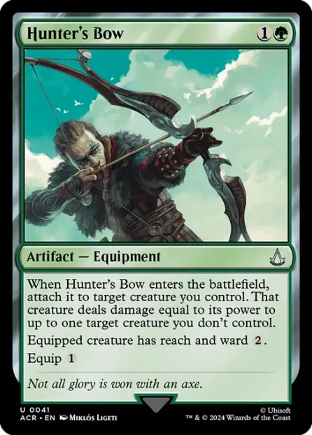 Hunter's Bow, Assassin's Creed — Magic: The Gathering card