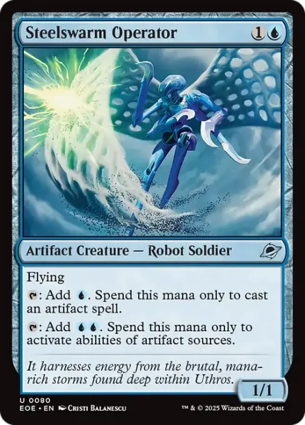 Steelswarm Operator, Edge of Eternities — Magic: The Gathering card