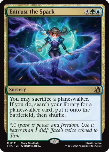 Entrust the Spark, Reality Fracture — Magic: The Gathering card