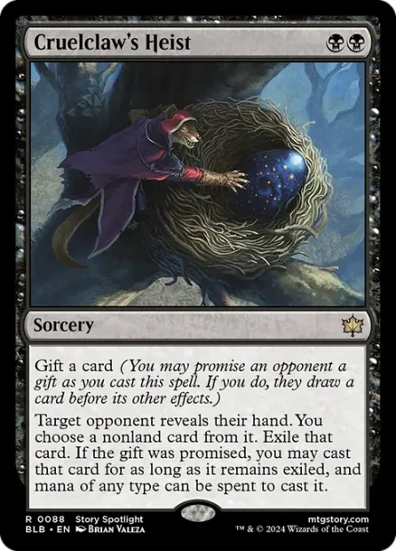 Cruelclaw's Heist, Bloomburrow — Magic: The Gathering card