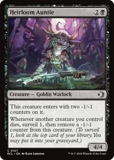 Heirloom Auntie, Lorwyn Eclipsed — Magic: The Gathering card