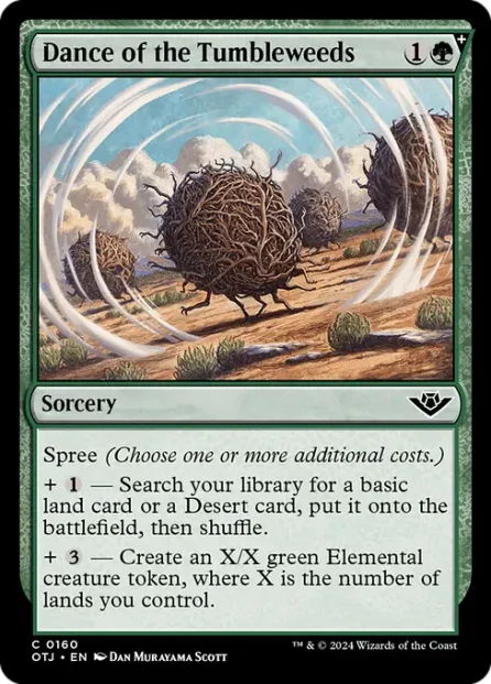 Dance of the Tumbleweeds, Outlaws of Thunder Junction — Magic: The Gathering card