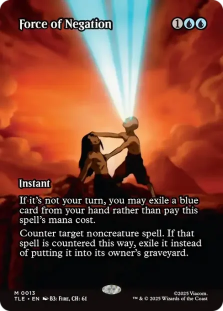Force of Negation, Avatar: The Last Airbender Eternal — Magic: The Gathering card