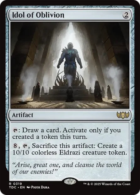 Idol of Oblivion, Tarkir: Dragonstorm Commander — Magic: The Gathering card