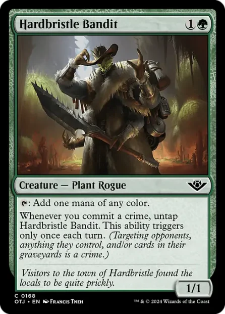 Hardbristle Bandit, Outlaws of Thunder Junction — Magic: The Gathering card