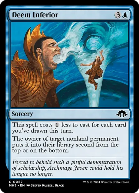 Deem Inferior, Modern Horizons 3 — Magic: The Gathering card