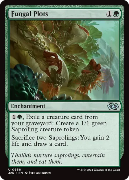 Fungal Plots, Foundations Jumpstart — Magic: The Gathering card