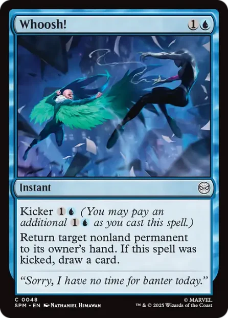 Whoosh!, Marvel's Spider-Man — Magic: The Gathering card