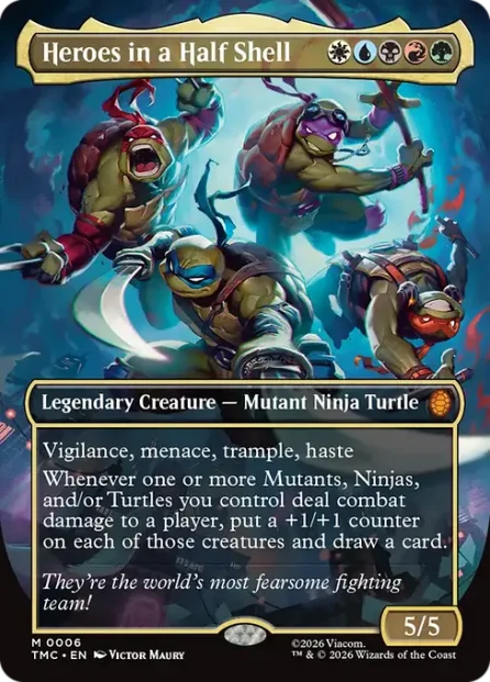 Heroes in a Half Shell, Teenage Mutant Ninja Turtles Eternal — Magic: The Gathering card