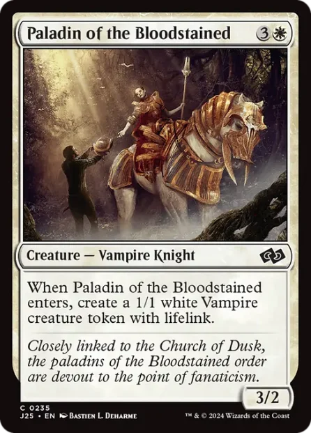 Paladin of the Bloodstained, Foundations Jumpstart — Magic: The Gathering card