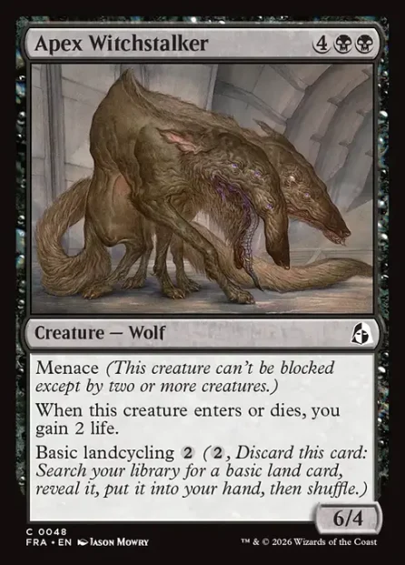 Apex Witchstalker, Reality Fracture — Magic: The Gathering card