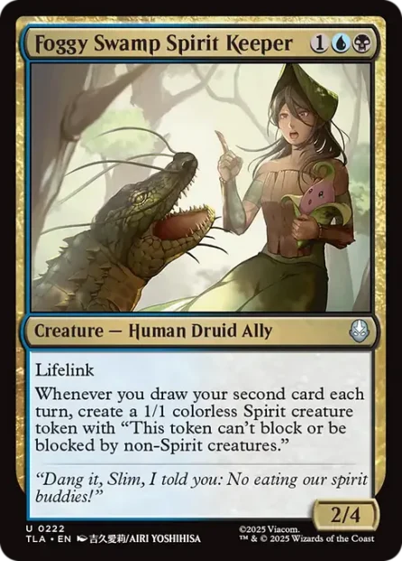 Foggy Swamp Spirit Keeper, Avatar: The Last Airbender — Magic: The Gathering card