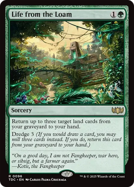 Life from the Loam, Tarkir: Dragonstorm Commander — Magic: The Gathering card