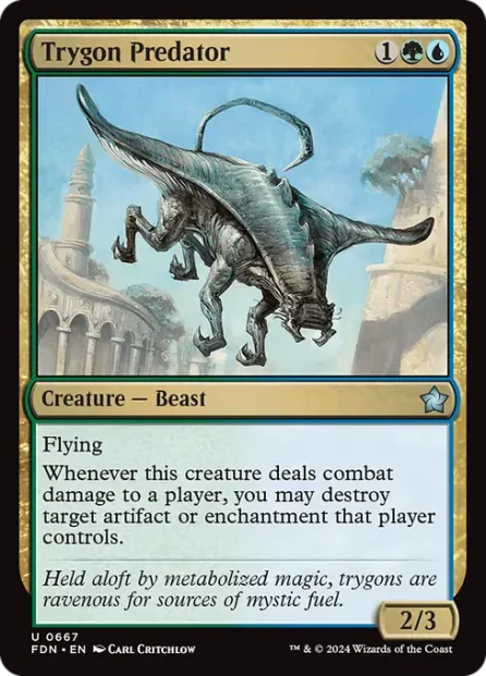 Trygon Predator, Foundations — Magic: The Gathering card