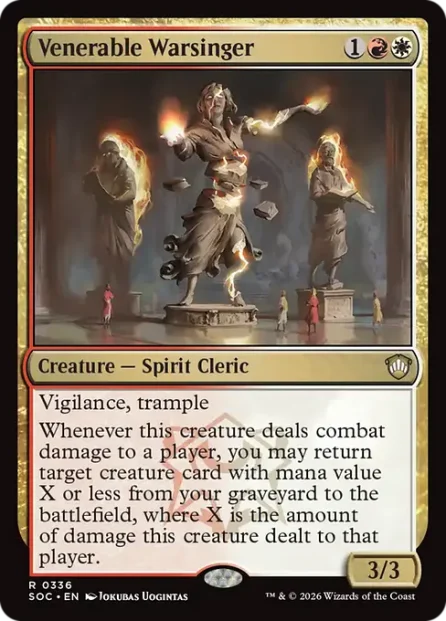 Venerable Warsinger, Secrets of Strixhaven Commander — Magic: The Gathering card