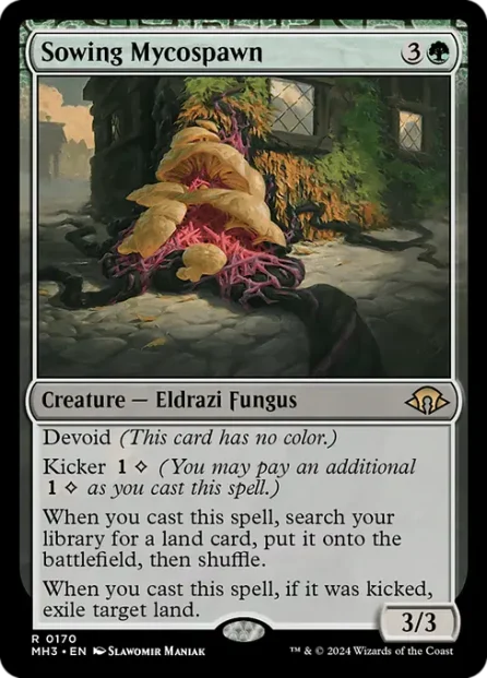 Sowing Mycospawn, Modern Horizons 3 — Magic: The Gathering card