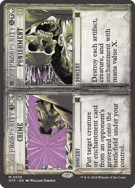 Crime // Punishment, Breaking News — Magic: The Gathering card