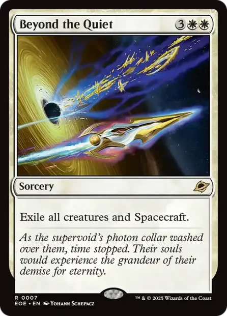 Beyond the Quiet, Edge of Eternities — Magic: The Gathering card