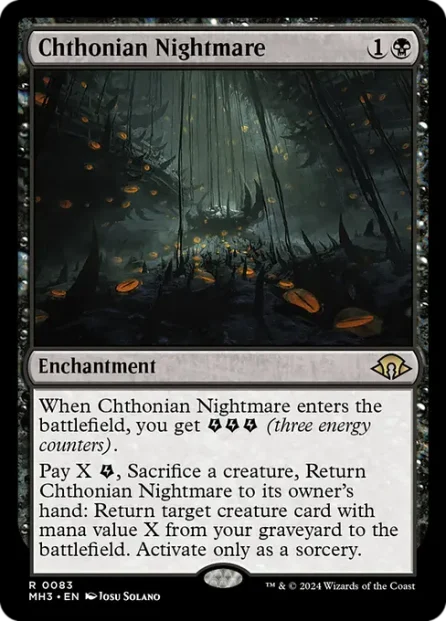 Chthonian Nightmare, Modern Horizons 3 — Magic: The Gathering card