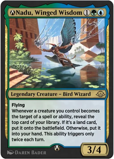A-Nadu, Winged Wisdom, Modern Horizons 3 — Magic: The Gathering card