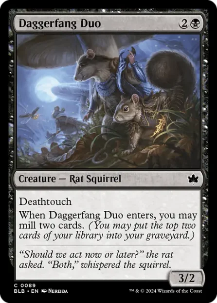 Daggerfang Duo, Bloomburrow — Magic: The Gathering card