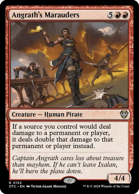 Angrath's Marauders, Outlaws of Thunder Junction Commander — Magic: The Gathering card