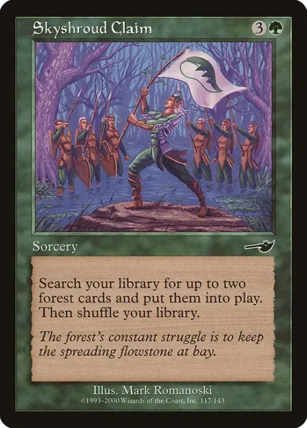 Skyshroud Claim, Nemesis — Magic: The Gathering card