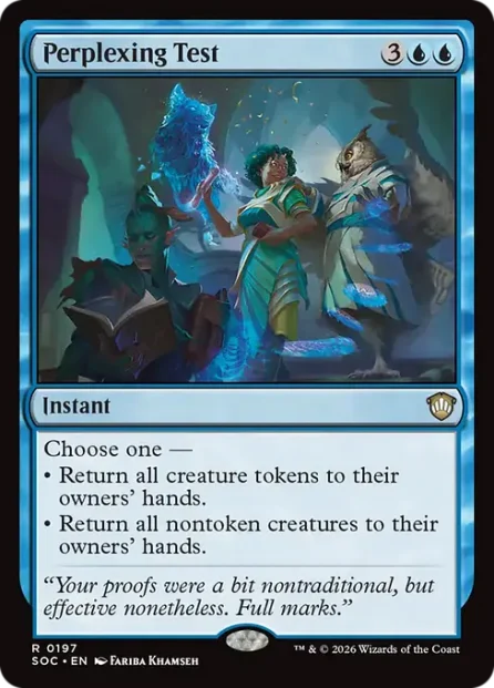 Perplexing Test, Secrets of Strixhaven Commander — Magic: The Gathering card