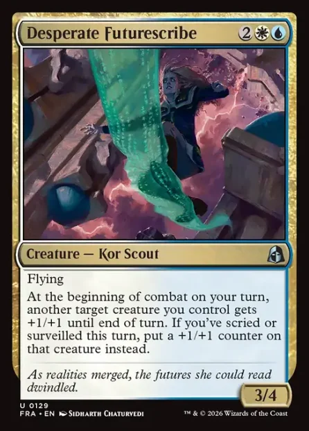 Desperate Futurescribe, Reality Fracture — Magic: The Gathering card