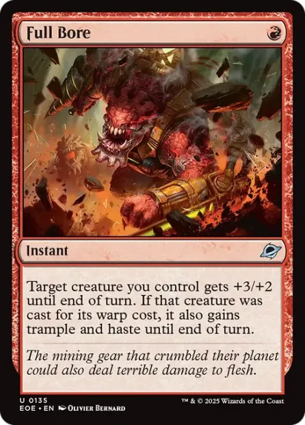 Full Bore, Edge of Eternities — Magic: The Gathering card