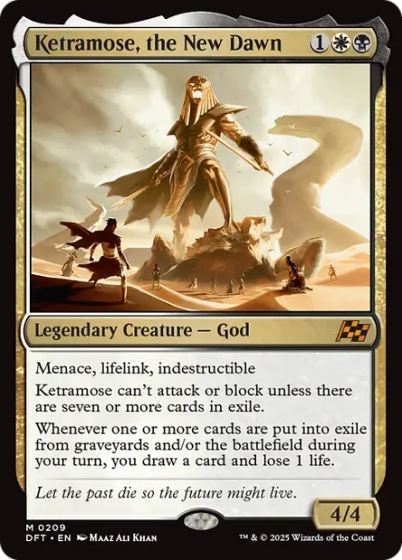 Ketramose, the New Dawn, Aetherdrift — Magic: The Gathering card