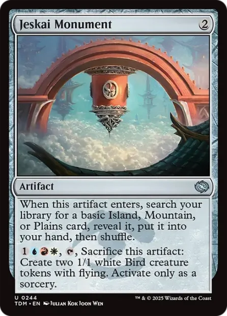 Jeskai Monument, Tarkir: Dragonstorm — Magic: The Gathering card