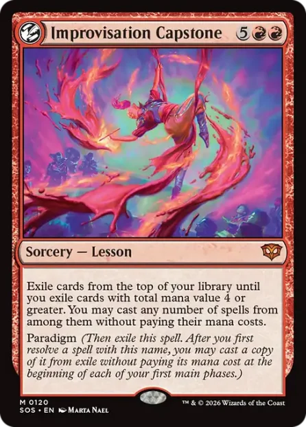 Improvisation Capstone, Secrets of Strixhaven — Magic: The Gathering card