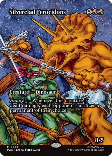 Silverclad Ferocidons, Teenage Mutant Ninja Turtles Source Material — Magic: The Gathering card