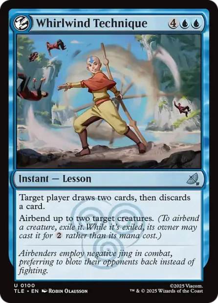 Whirlwind Technique, Avatar: The Last Airbender Eternal — Magic: The Gathering card