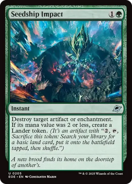 Seedship Impact, Edge of Eternities — Magic: The Gathering card