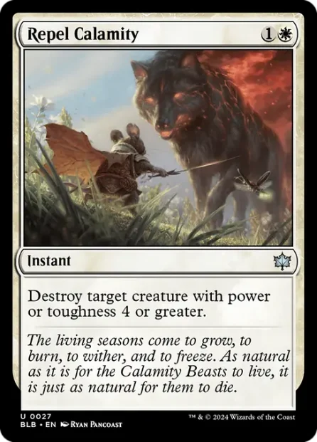 Repel Calamity, Bloomburrow — Magic: The Gathering card