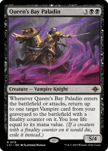 Queen's Bay Paladin, The Lost Caverns of Ixalan — Magic: The Gathering card