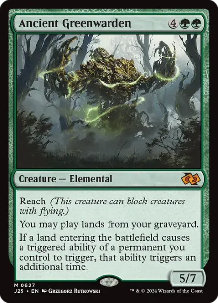 Ancient Greenwarden, Foundations Jumpstart — Magic: The Gathering card