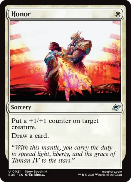 Honor, Edge of Eternities — Magic: The Gathering card