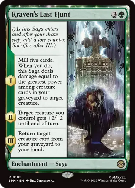 Kraven's Last Hunt, Marvel's Spider-Man — Magic: The Gathering card