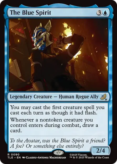 The Blue Spirit, Avatar: The Last Airbender Eternal — Magic: The Gathering card