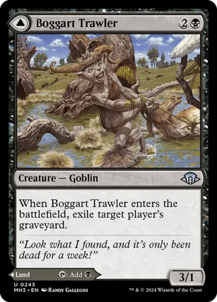 Boggart Trawler // Boggart Bog, Modern Horizons 3 — Magic: The Gathering card
