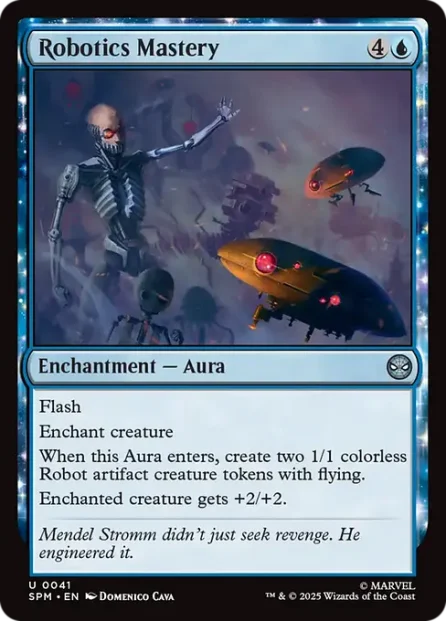 Robotics Mastery, Marvel's Spider-Man — Magic: The Gathering card