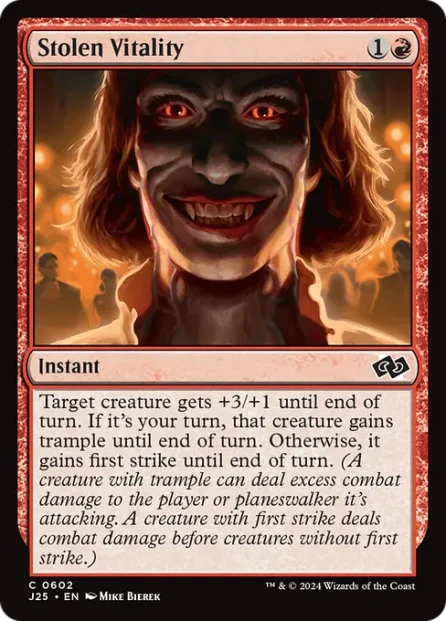 Stolen Vitality, Foundations Jumpstart — Magic: The Gathering card