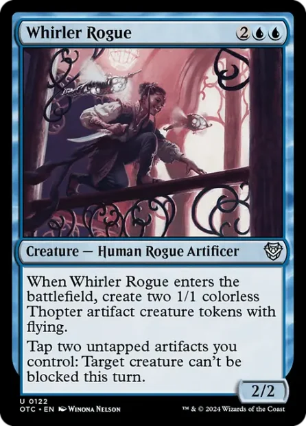 Whirler Rogue, Outlaws of Thunder Junction Commander — Magic: The Gathering card
